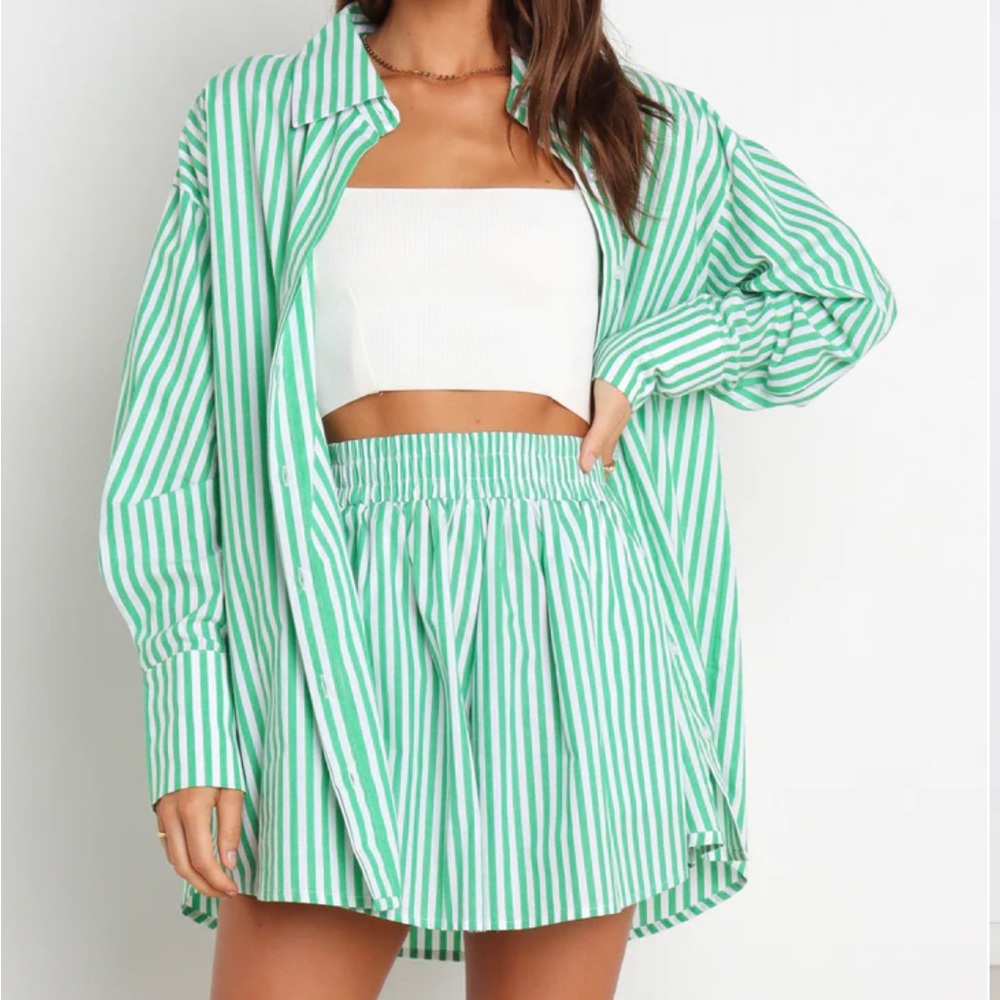 Lioness Striped Short Set